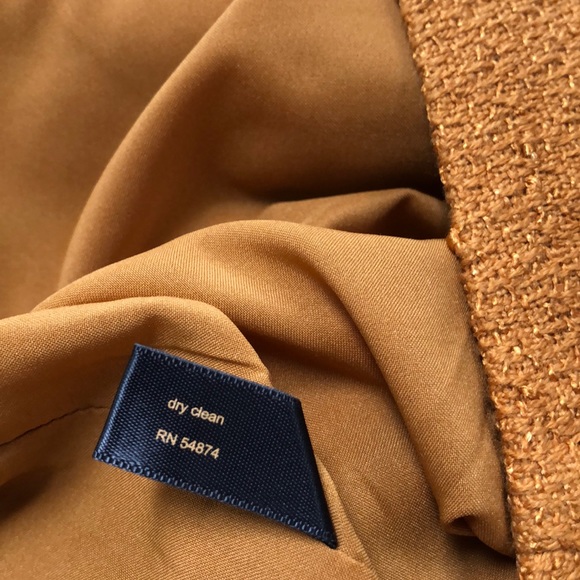 OUTBACK RED lined, textured marigold skirt size 8 - Picture 7 of 7